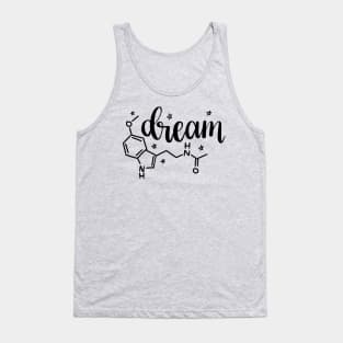 Dream Melatonin Molecule Structure Tank Top